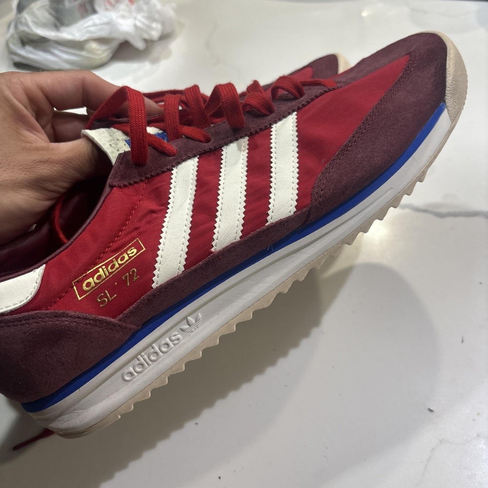 Size 13 - adidas SL72 RS Shadow Red Blue